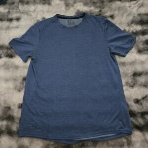 Russell Athletic Performance Tee Blue Heather Men’s Medium Moisture‑Wicking